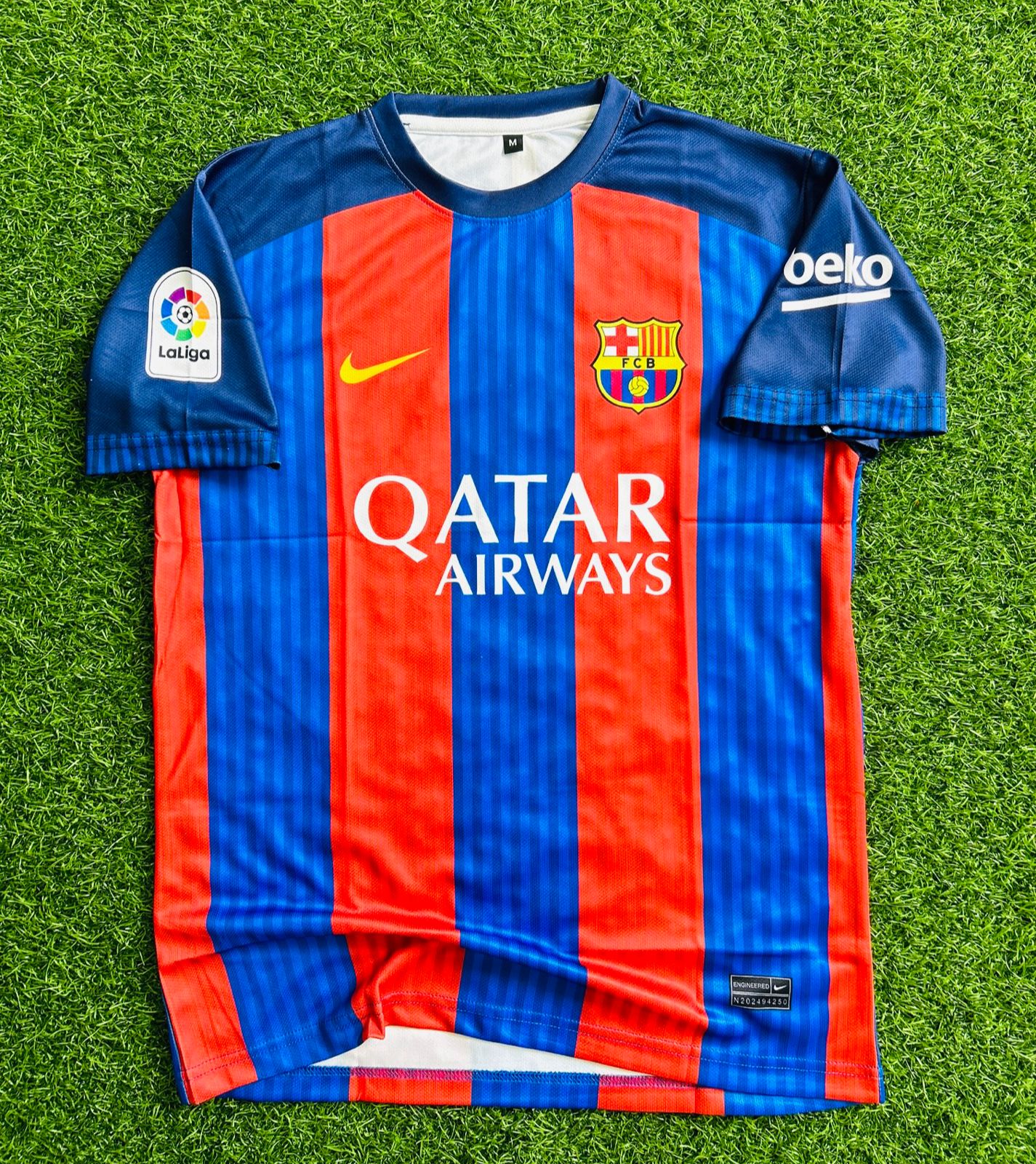 BARCELONA  2016-17 HOME KIT, HALFSLEEVE SUBLIMATION