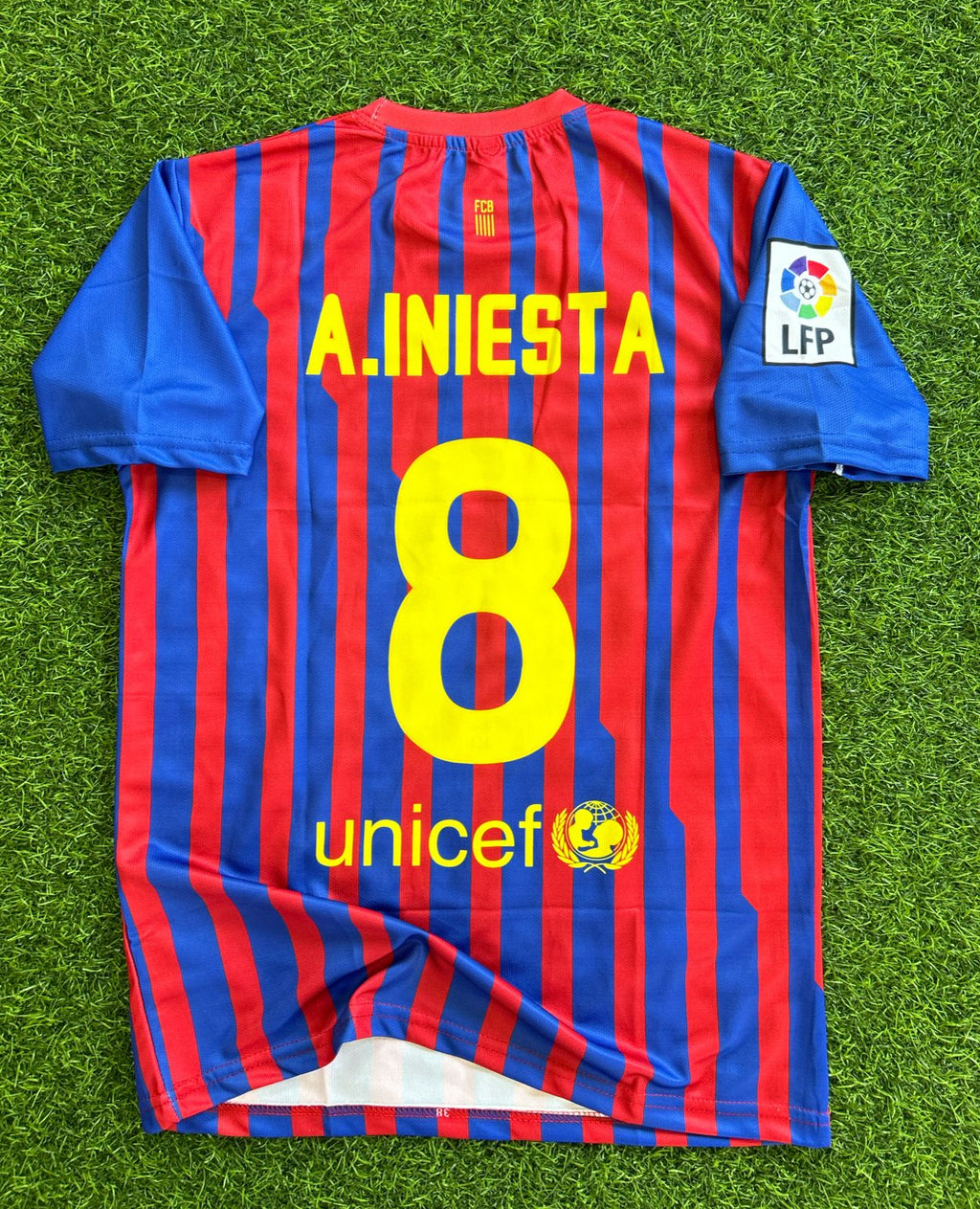 BARCELONA 2011-12 HOME KIT, HALFSLEEVE SUBLIMATION