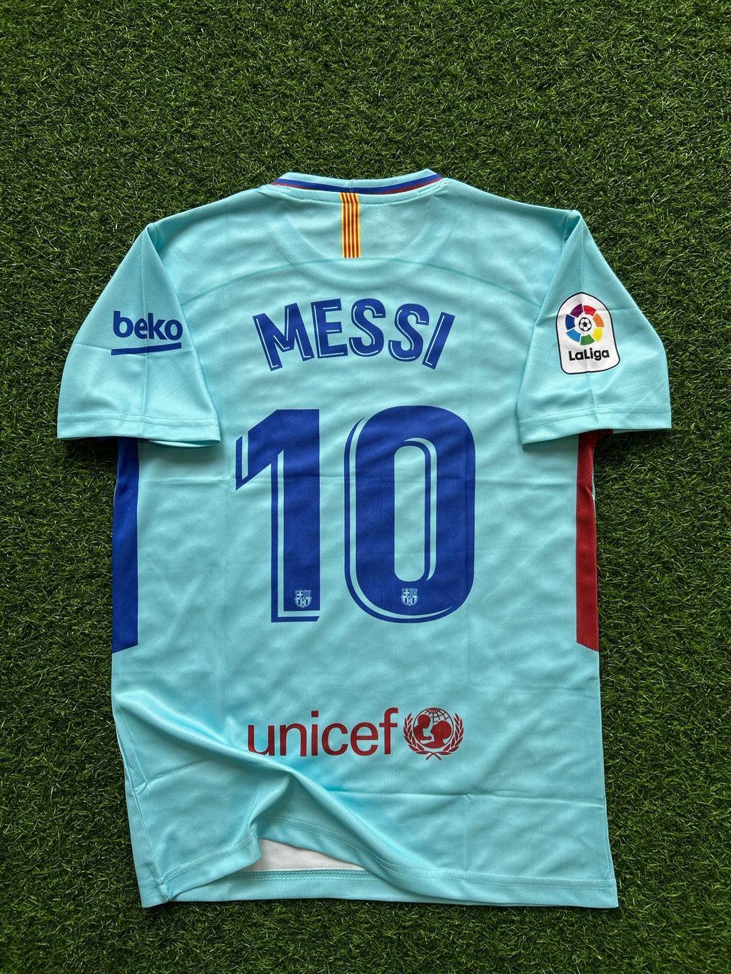 BARCELONA 2017-18 AWAY KIT, HALFSLEEVE SUBLIMATION