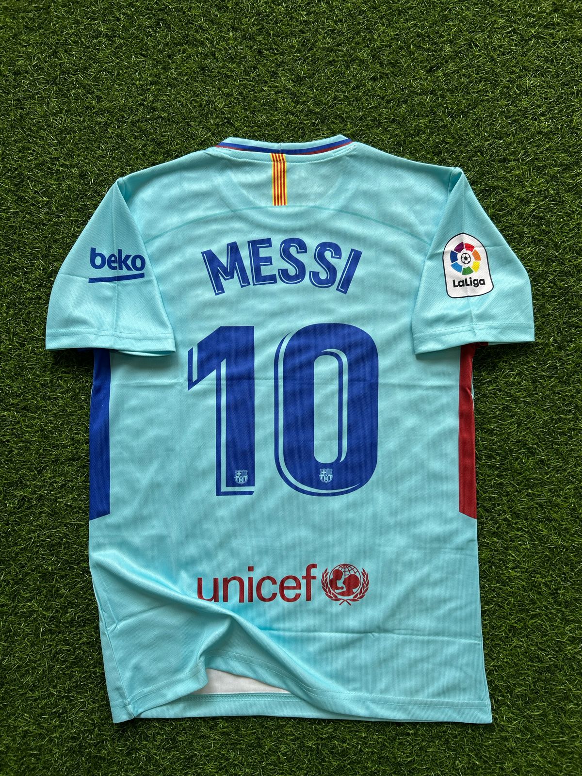 BARCELONA 2017-18 AWAY KIT, HALFSLEEVE SUBLIMATION