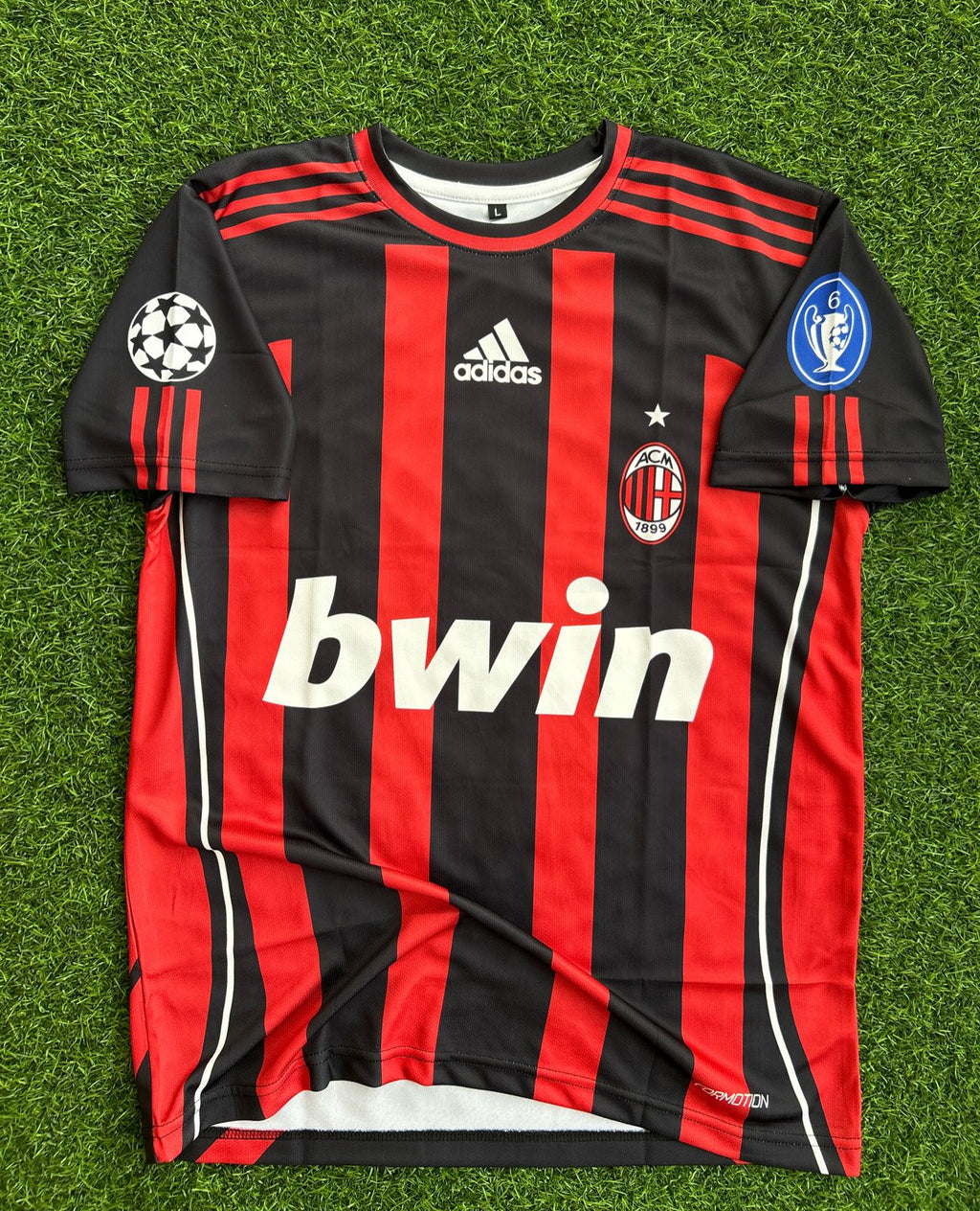 AC MILAN 2008-09 HOME KIT, HALFSLEEVE SUBLIMATION