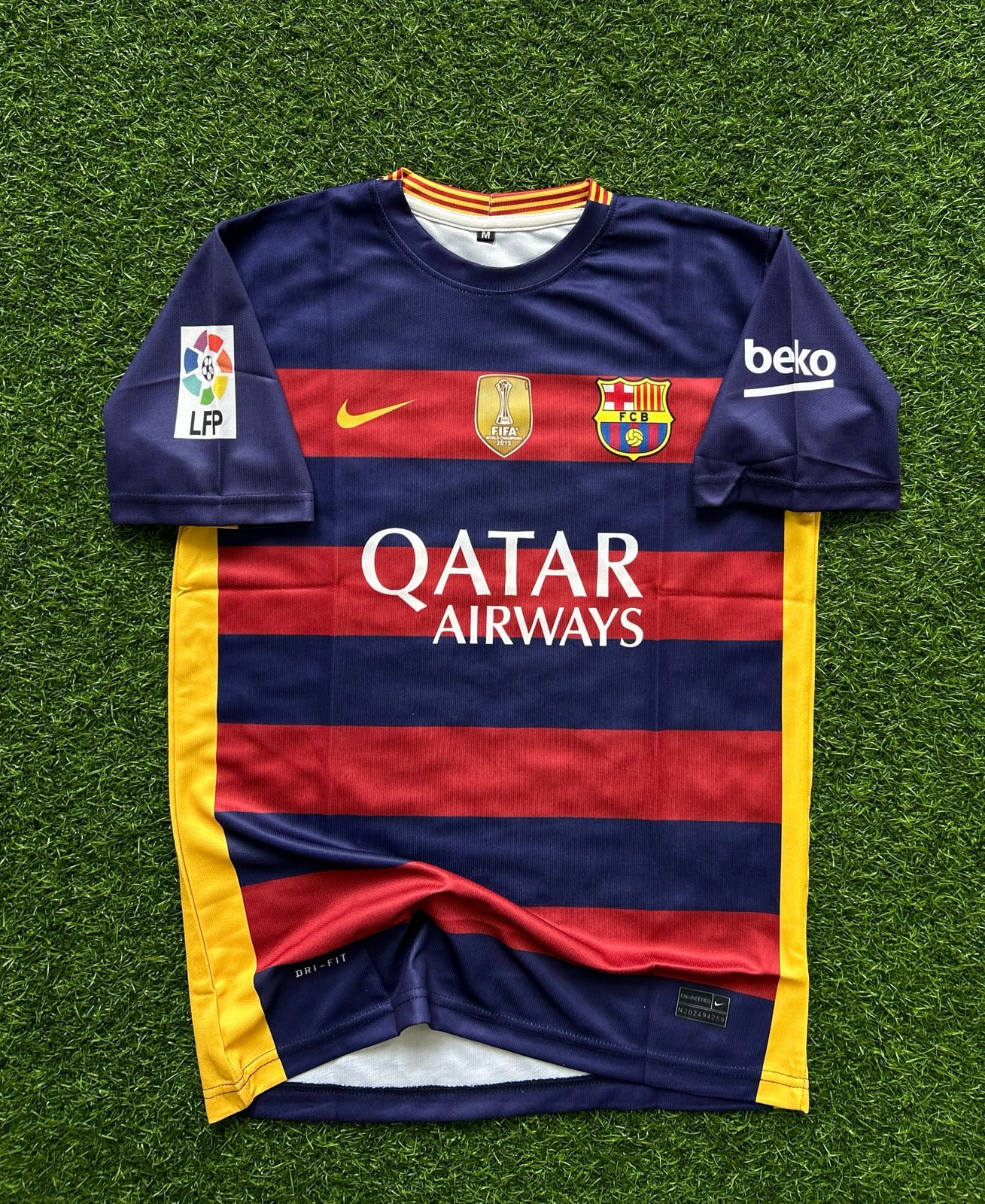BARCELONA 2015-16 HOME KIT, HALFSLEEVE SUBLIMATION
