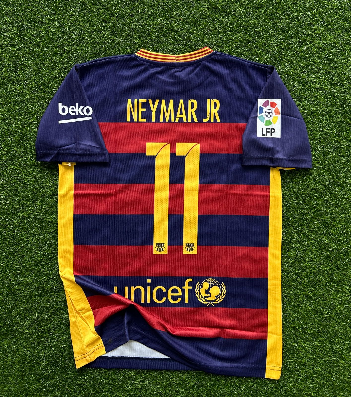 BARCELONA 2015-16 HOME KIT, HALFSLEEVE SUBLIMATION