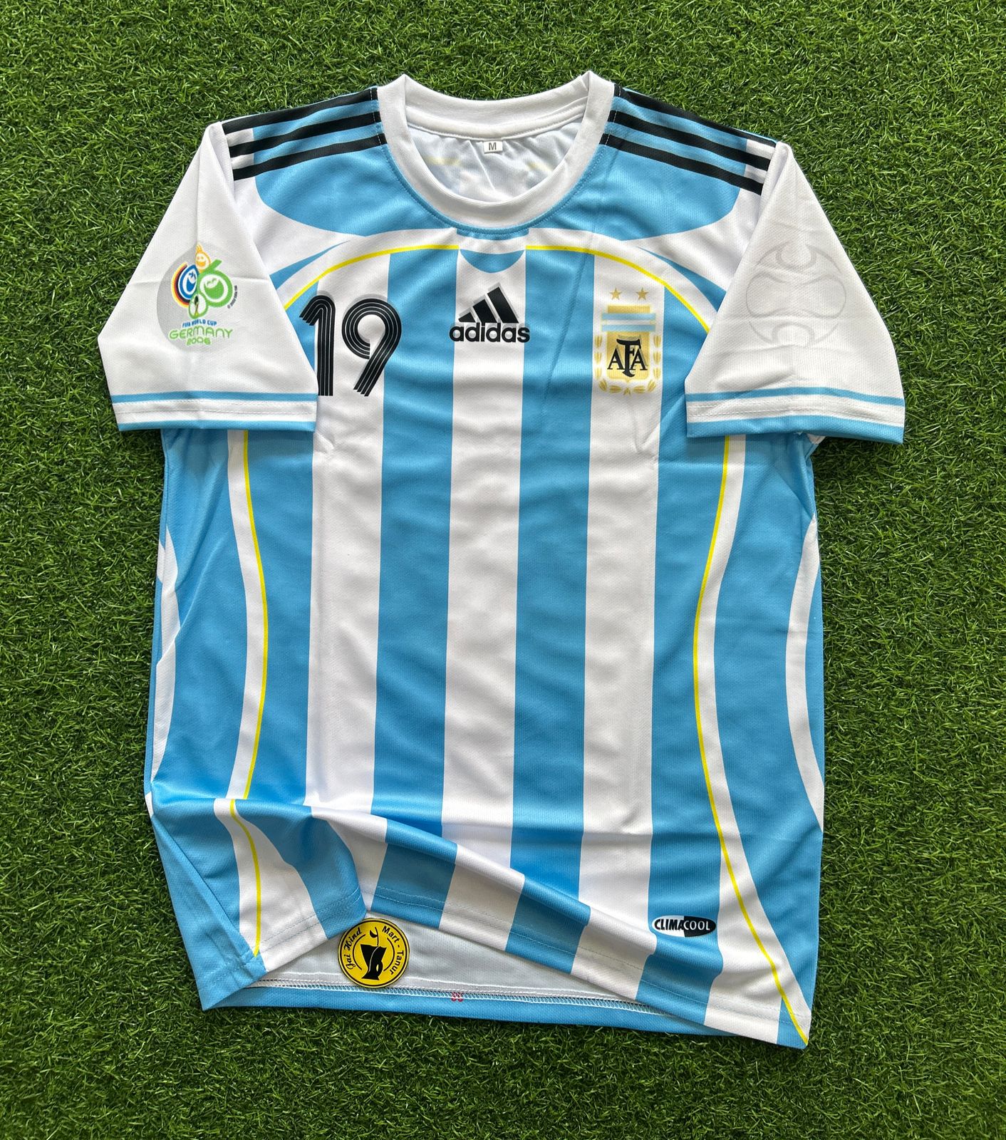 ARGENTINA 2006 WORLD CUP HOME KIT, HALFSLEEVE SUBLIMATION