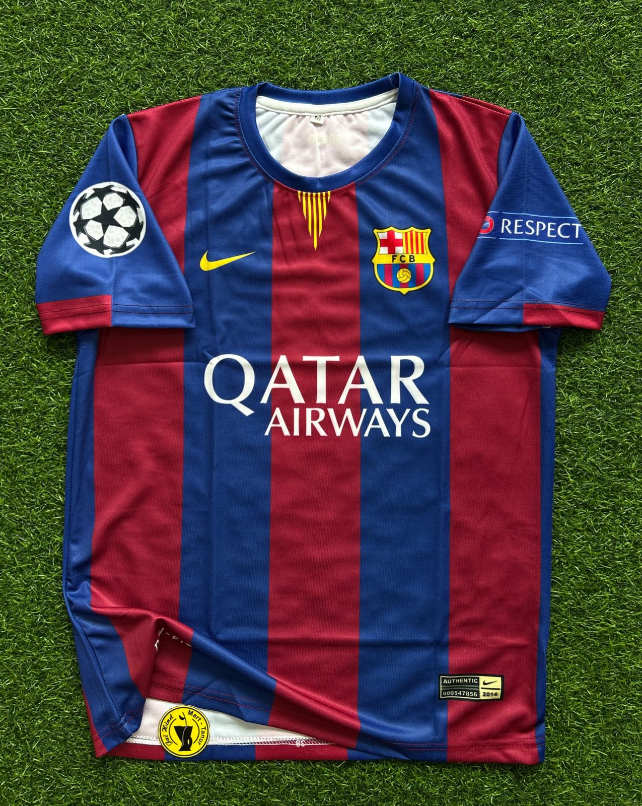 BARCELONA 2014-15 HOME KIT, HALFSLEEVE SUBLIMATION