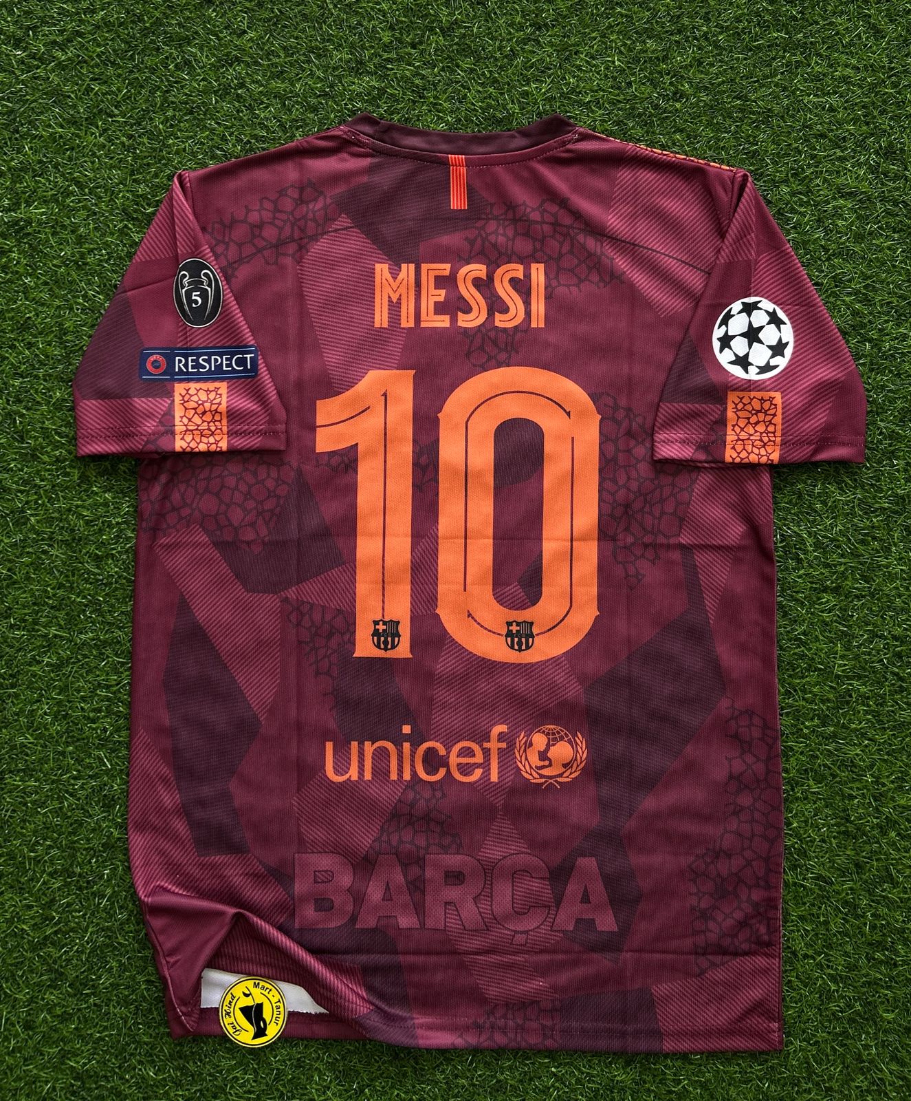 BARCELONA 2017-18  THIRD KIT, HALFSLEEVE SUBLIMATION