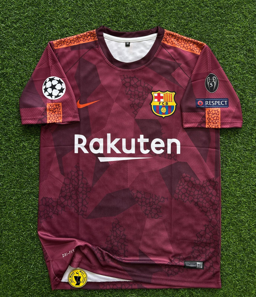 BARCELONA 2017-18  THIRD KIT, HALFSLEEVE SUBLIMATION