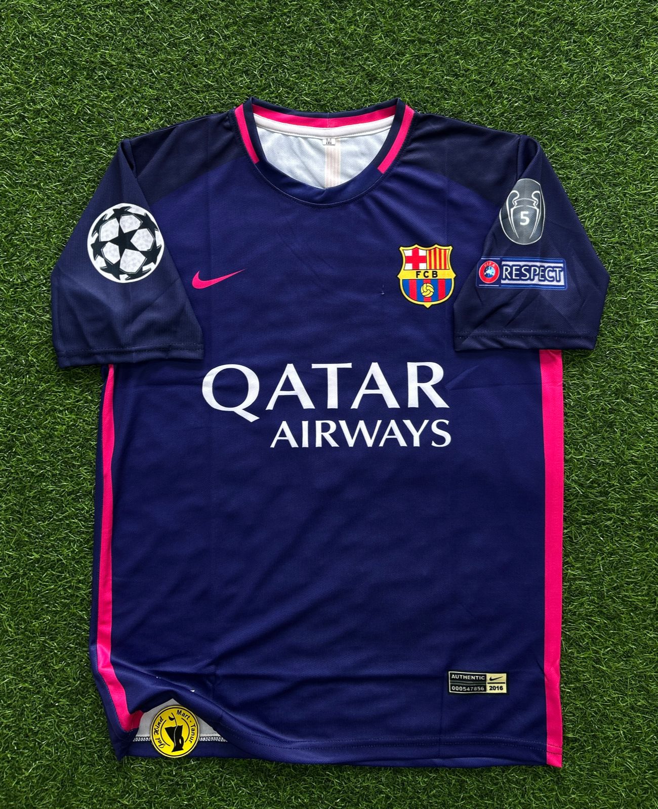 BARCELONA 2016-17 AWAY KIT, HALFSLEEVE SUBLIMATION