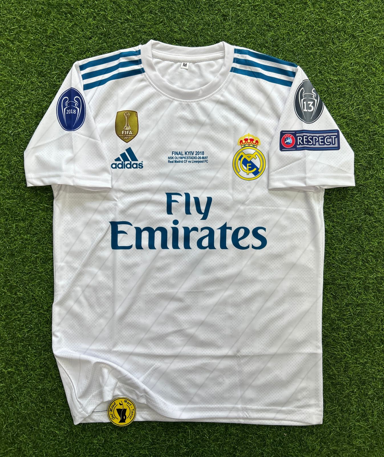 REAL MADRID 2018 HOME KIT, HALFSLEEVE SUBLIMATION