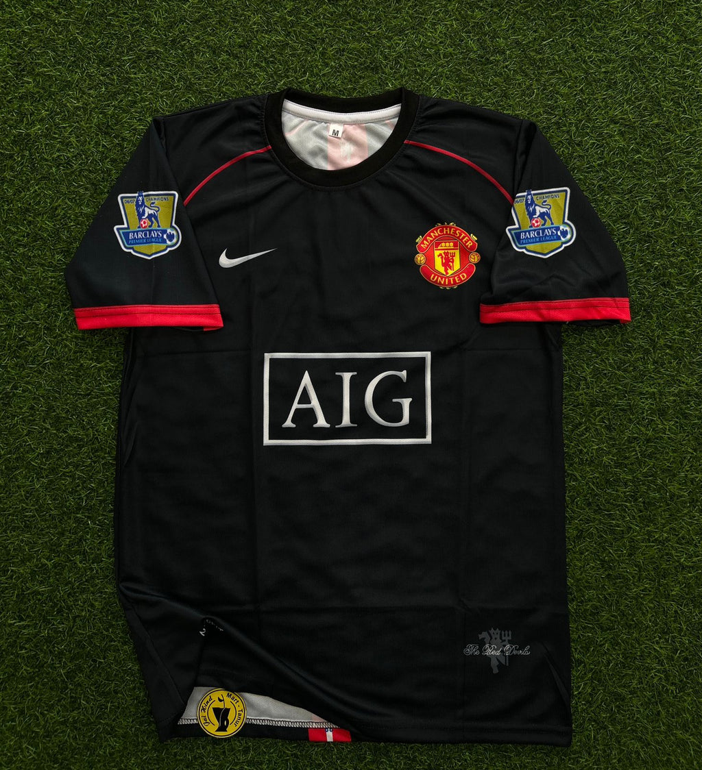 MAN UNITED 2007-08 AWAY KIT, HALFSLEEVE SUBLIMATION