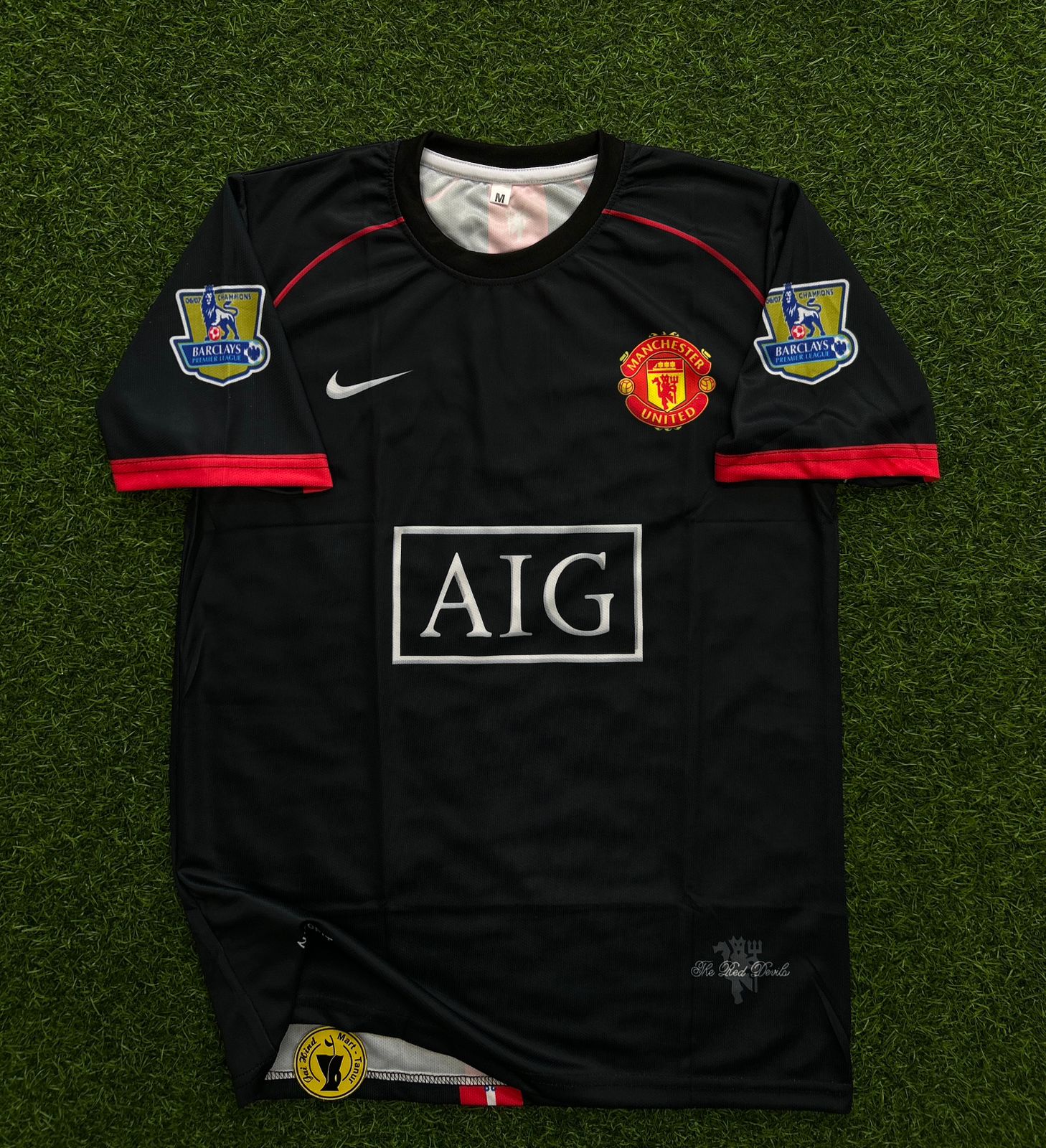 MAN UNITED 2007-08 AWAY KIT, HALFSLEEVE SUBLIMATION