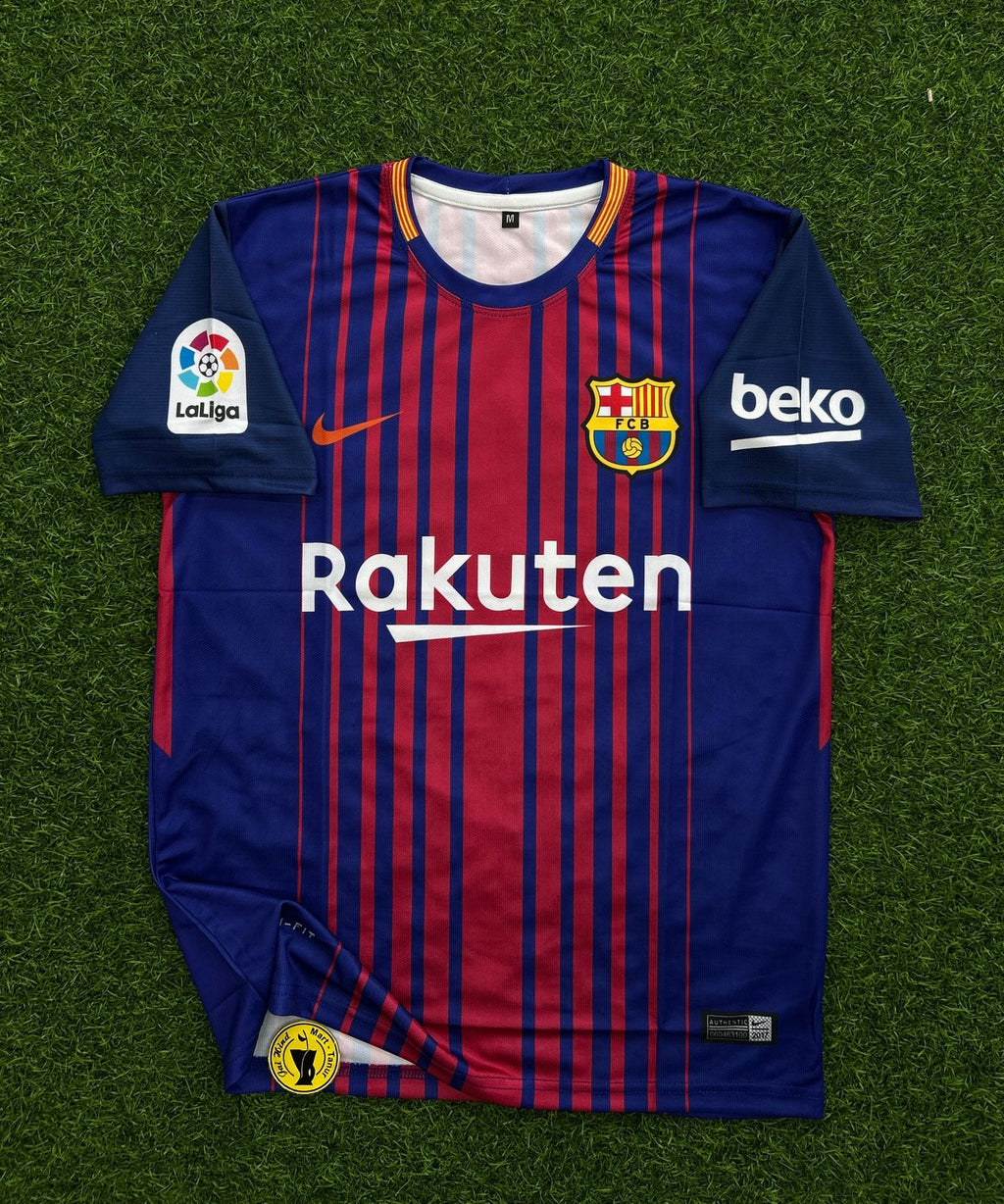 BARCELONA 2017-18 HOME KIT, HALFSLEEVE SUBLIMATION
