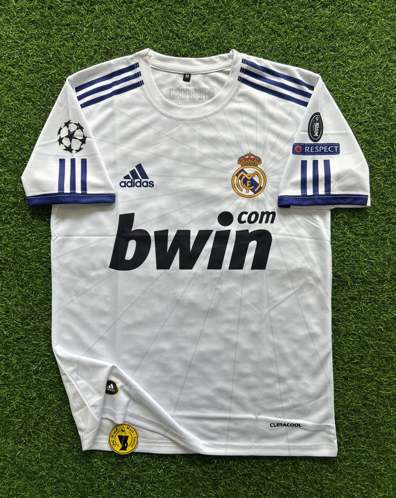 REAL MADRID 2010-11 HOME KIT, HALFSLEEVE SUBLIMATION