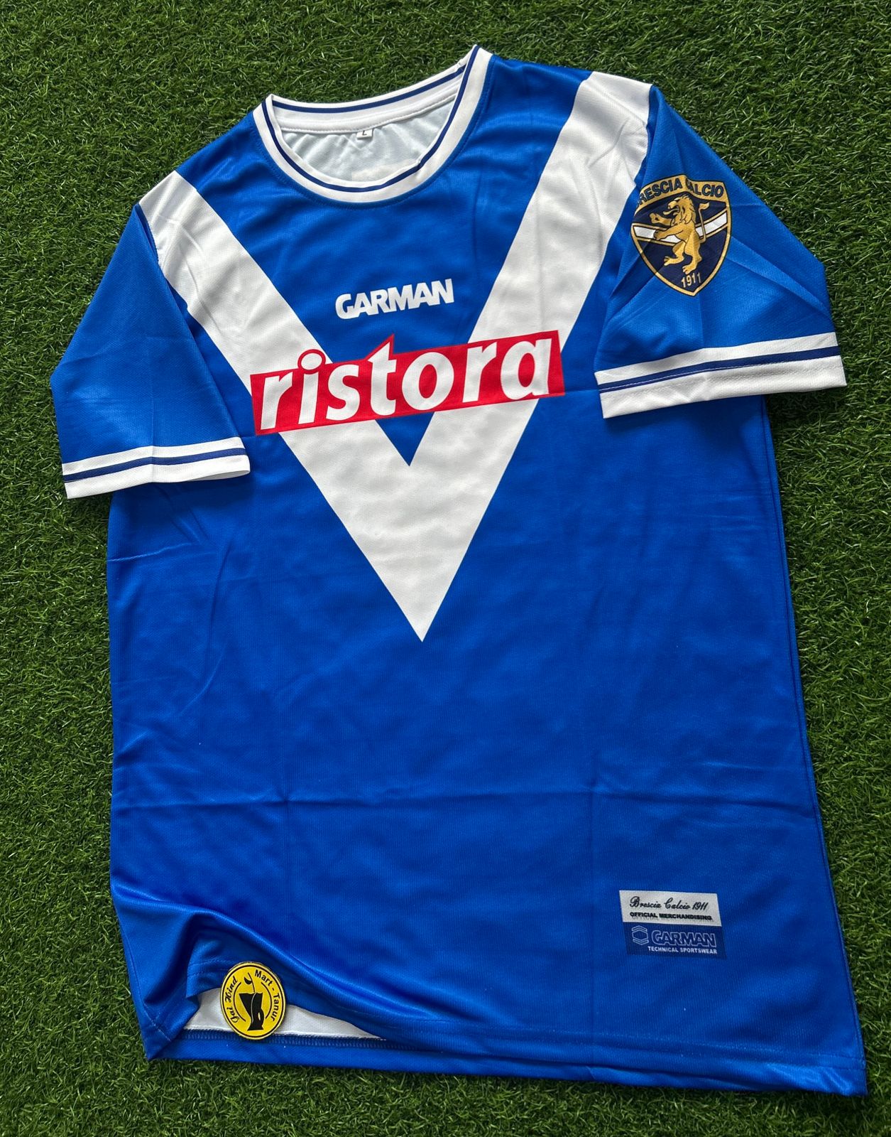 BRESCIA CALCIO 2000-01 HOME KIT, HALFSLEEVE SUBLIMATION