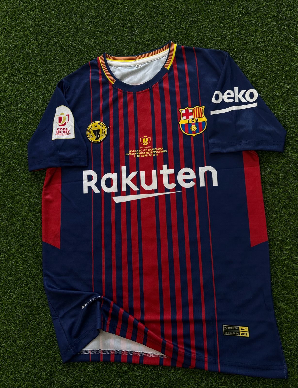 BARCELONA 2018 COPA DELREY FINAL KIT, HALFSLEEVE SUBLIMATION