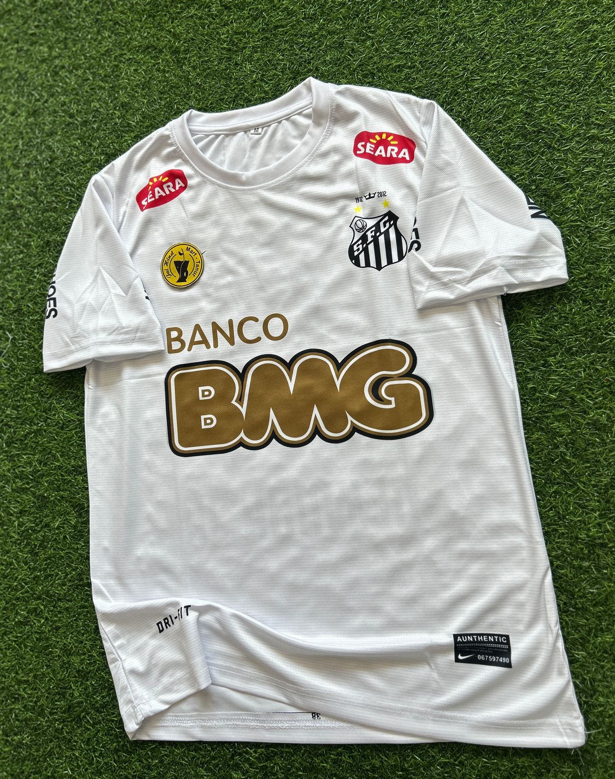 SANTOS FC 2011-12 HOME KIT, HALFSLEEVE SUBLIMATION