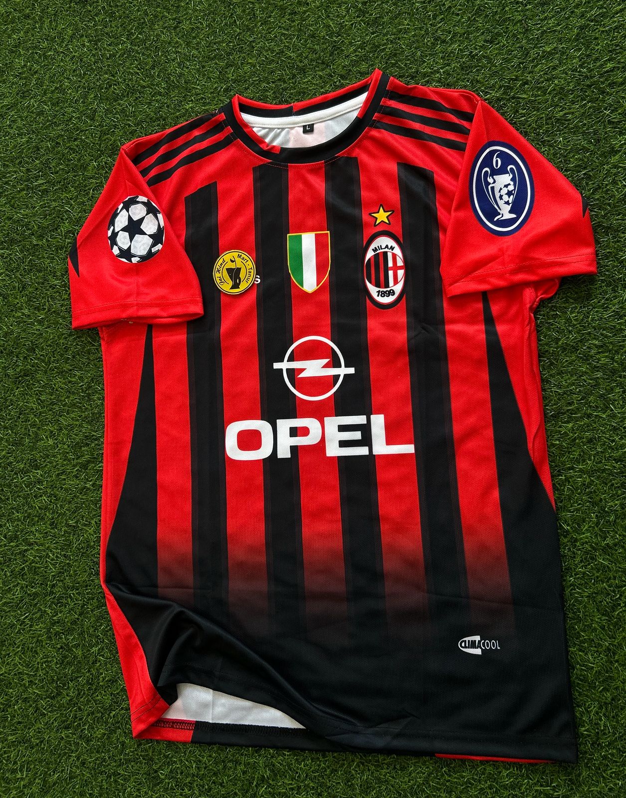 AC MILAN 2004-05 HOME KIT, HALFSLEEVE SUBLIMATION