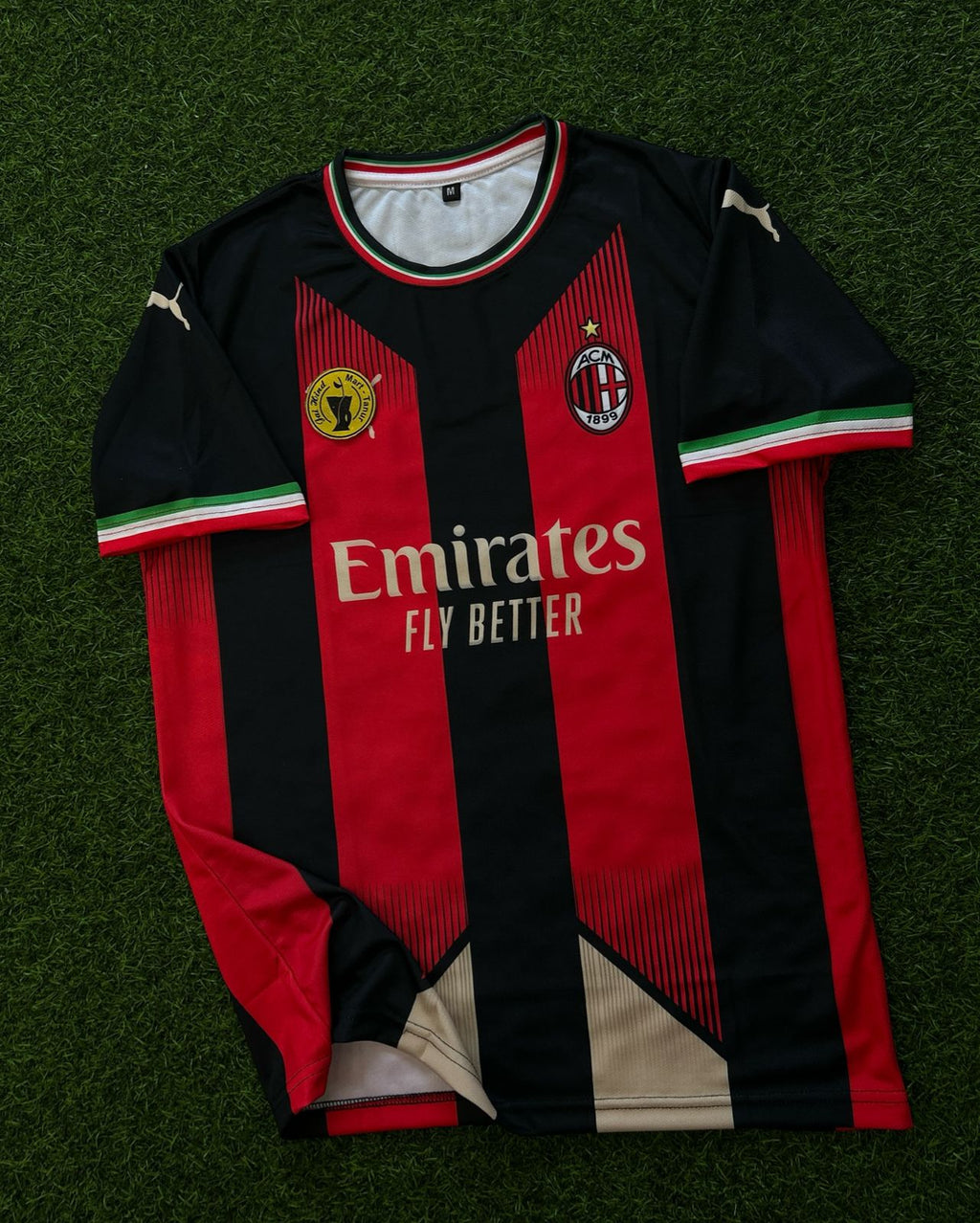 AC MILAN VINTAGE HOME KIT, HALFSLEEVE SUBLIMATION