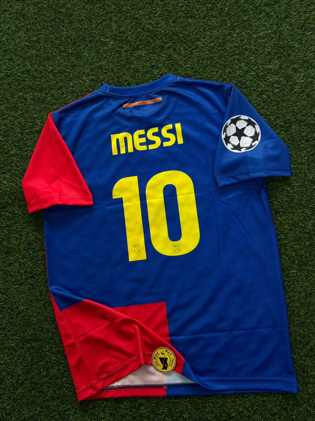 BARCELONA 2009 CHAMPIANS LEAGUE FINAL KIT. HALFSLEEVE SUBLIMATION