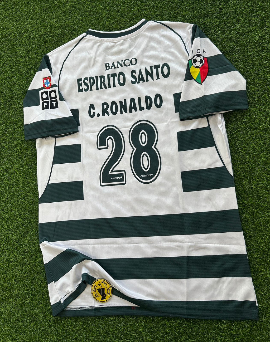 SPORTING FC 2001-03 HOME KIT. HALFSLEEVE SUBLIMATION