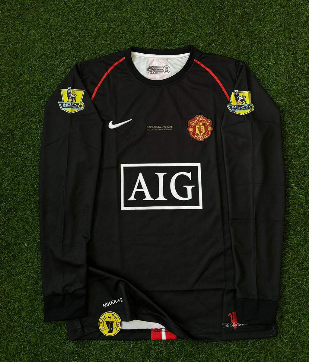 MAN UNITED 2007-08 AWAY KIT, FULLSLEEVE EMBROIDERY