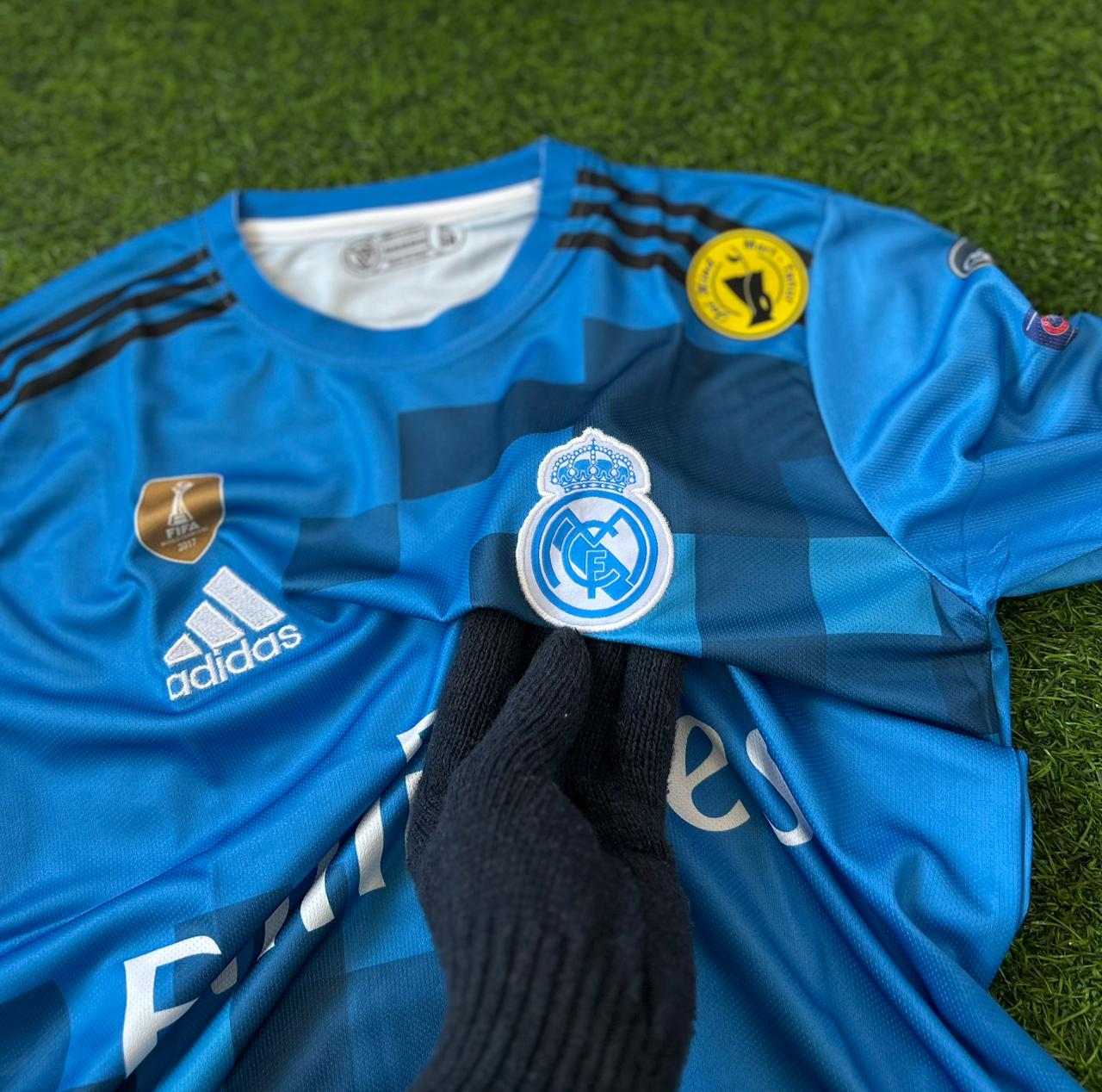 REAL MADRID 2017-18 AWAY KIT, FULLSLEEVE EMBROIDERY