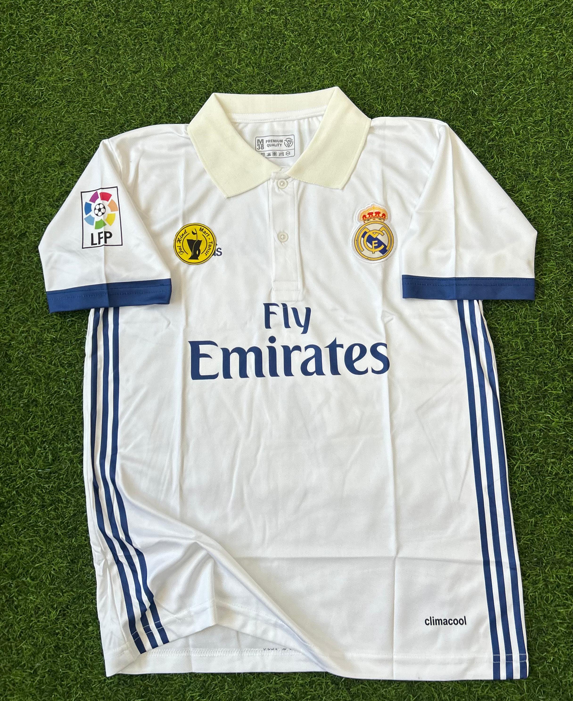 REAL MADRID 2016-17 HOME KIT, HALFSLEEVE SUBLIMATION