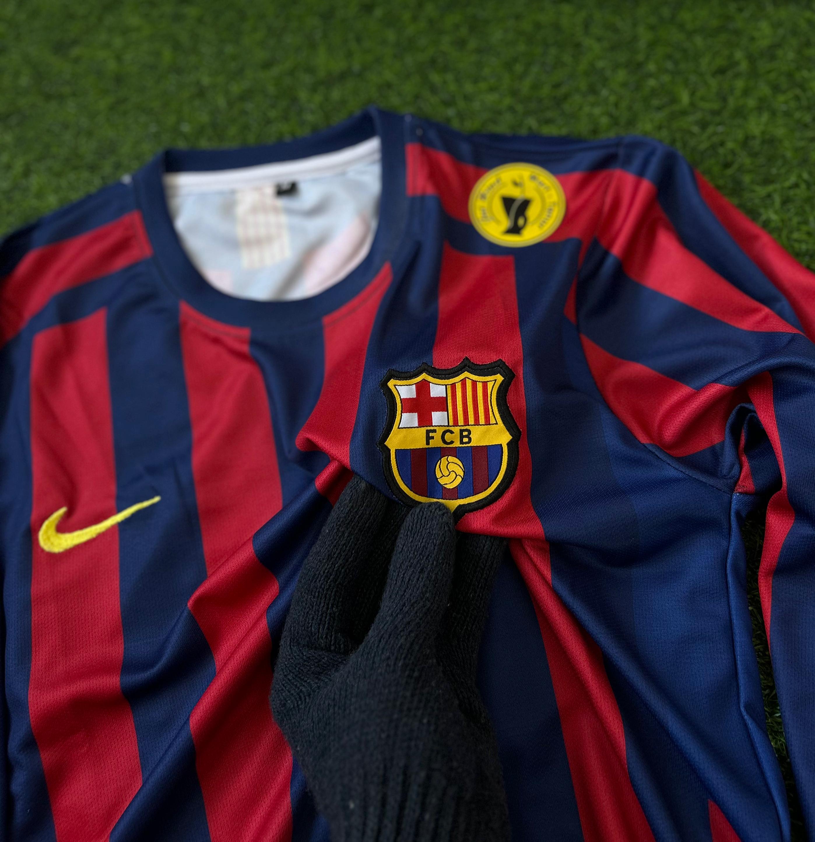 BARCELONA 2005-06 HOME KIT, FULLSLEEVE EMBROIDERY