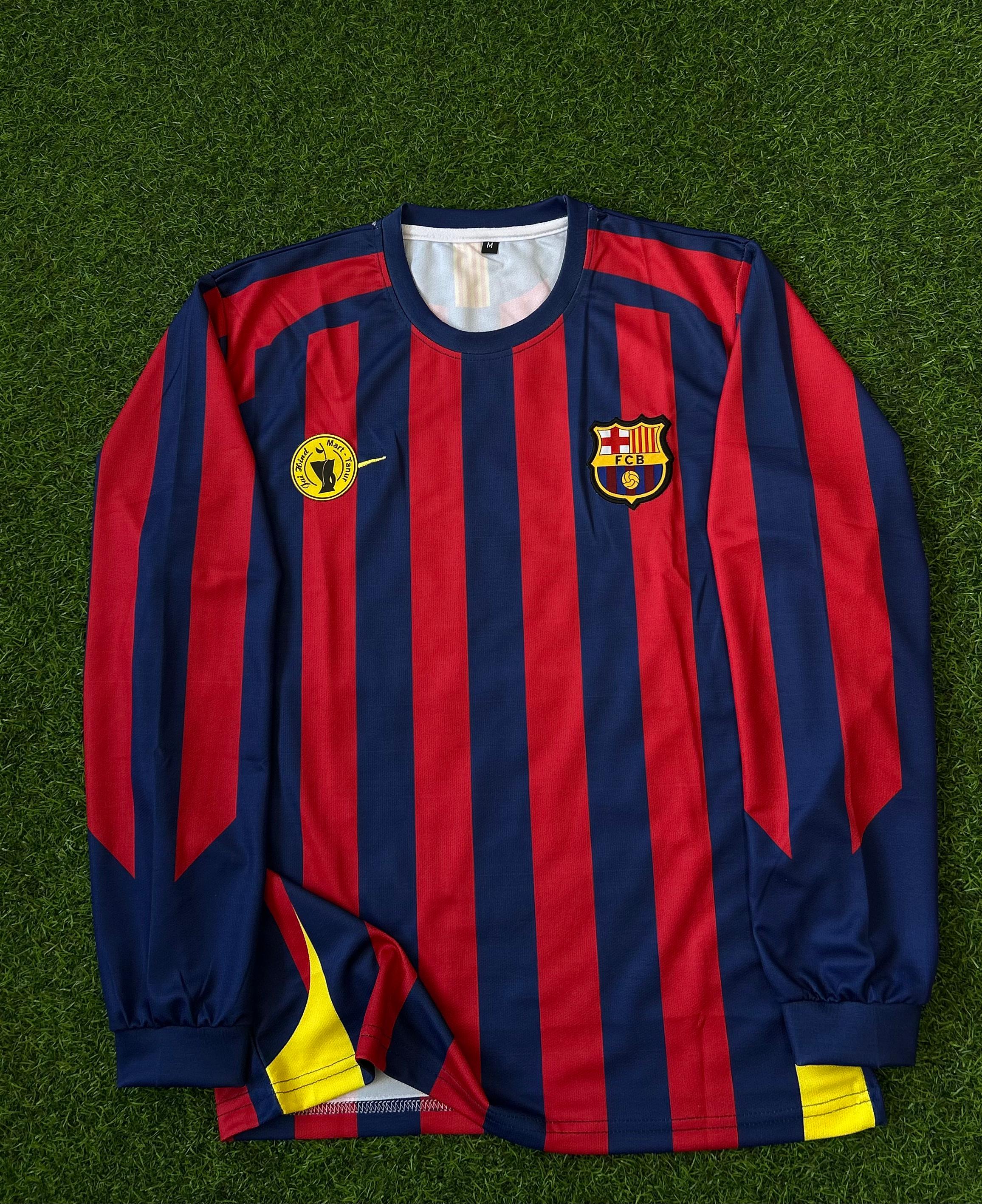 BARCELONA 2005-06 HOME KIT, FULLSLEEVE EMBROIDERY