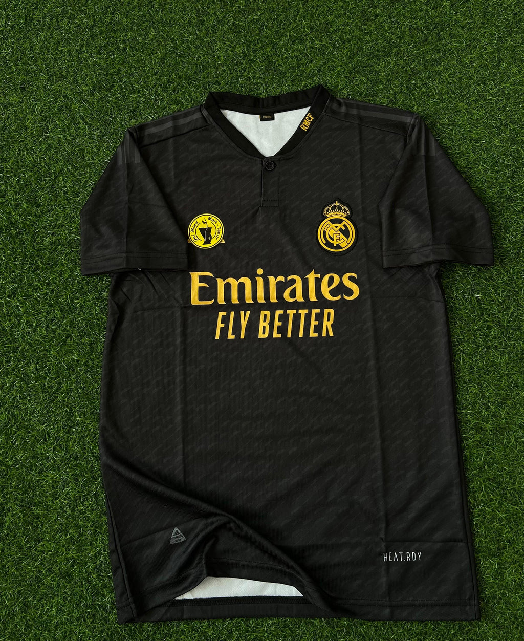 REAL MADRID 2023-24 THIRD KIT, HALFSLEEVE POLO EMBROIDERY