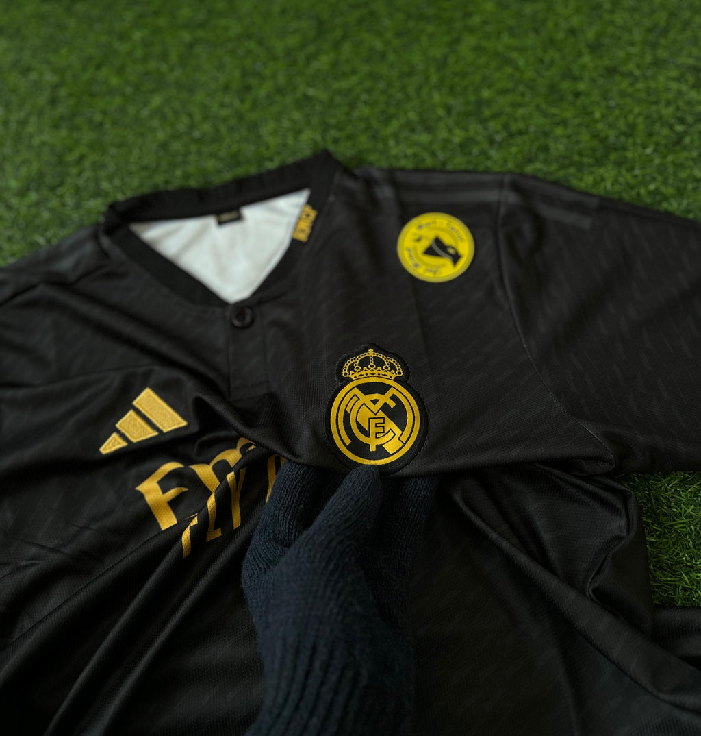 REAL MADRID 2023-24 THIRD KIT, HALFSLEEVE POLO EMBROIDERY