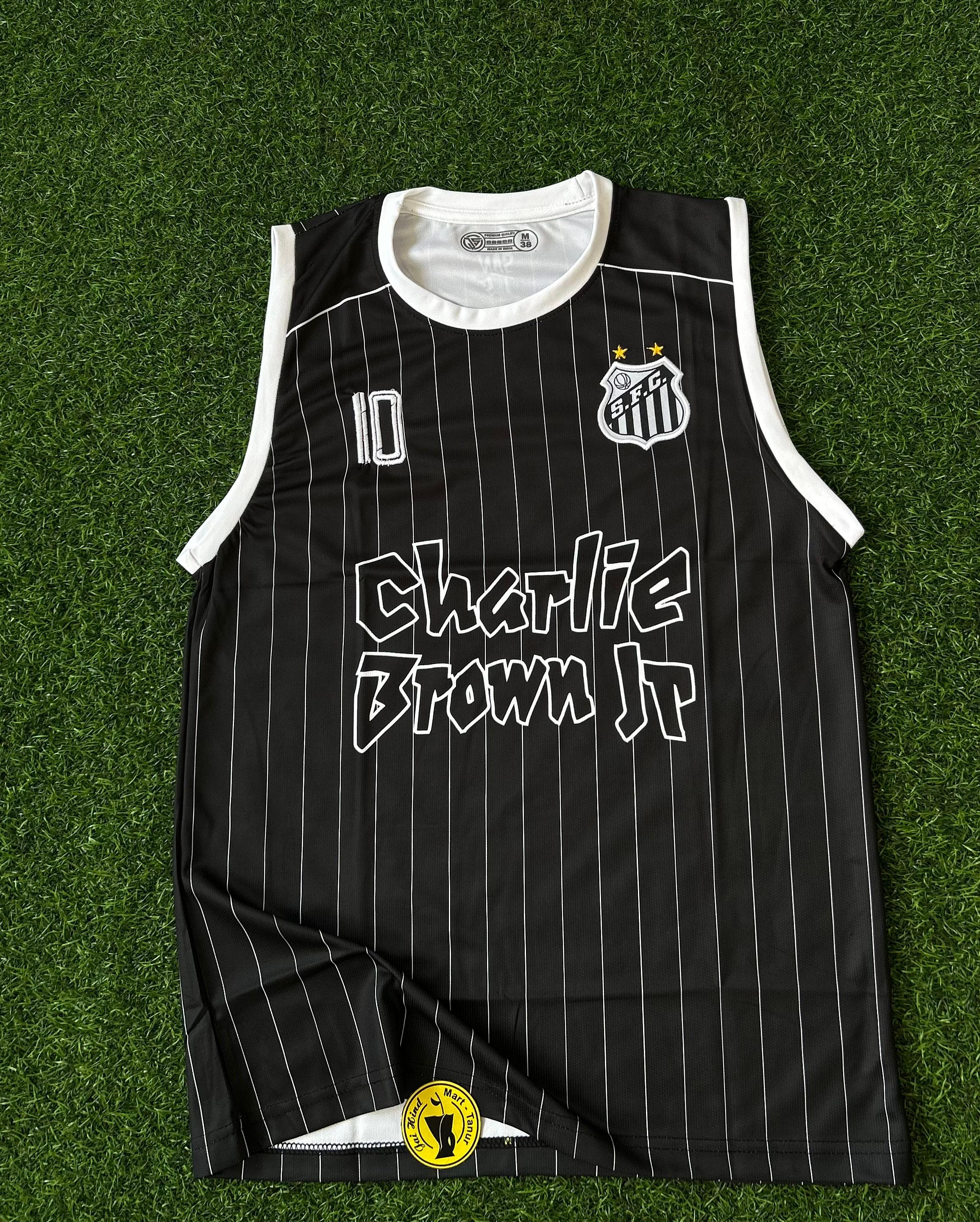 SANTOS FC x CHARLIE BROWN JR SPECIAL KIT. SLEEVELESS EMBROIDERY