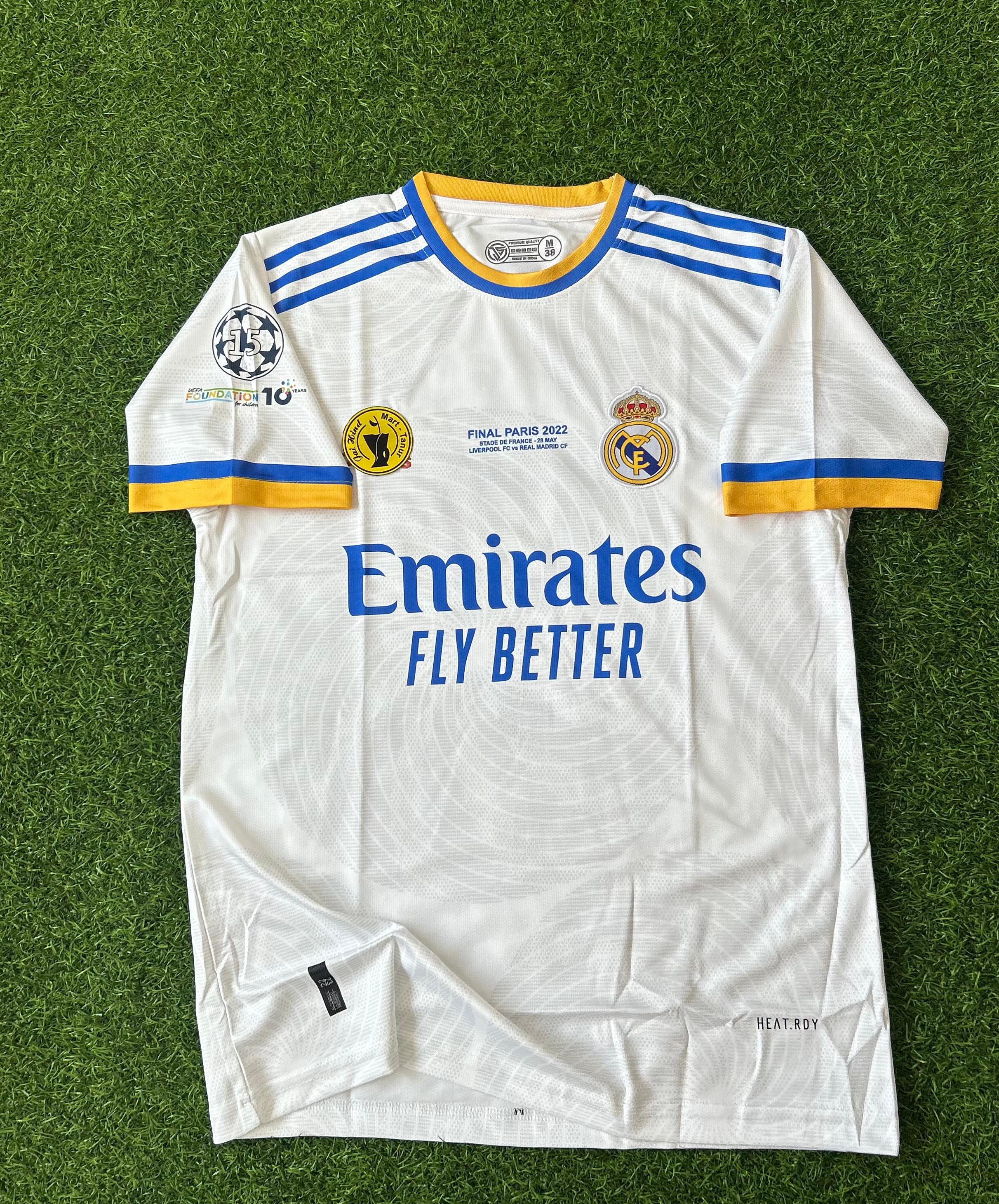 REAL MADRID 2021-22 HOME KIT, HALFSLEEVE EMBROIDERY