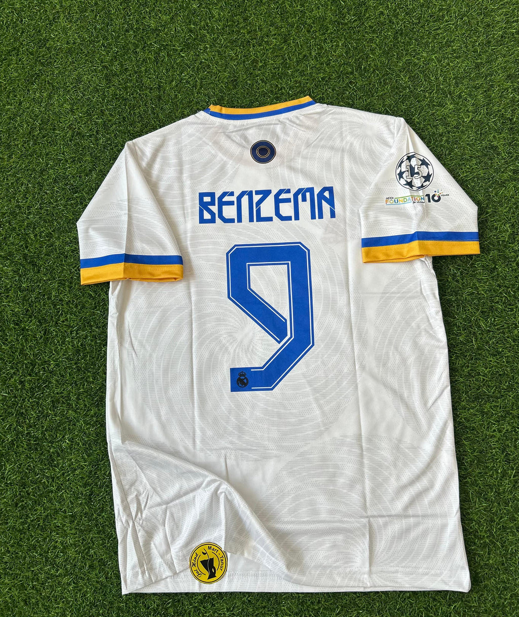 REAL MADRID 2021-22 HOME KIT, HALFSLEEVE EMBROIDERY