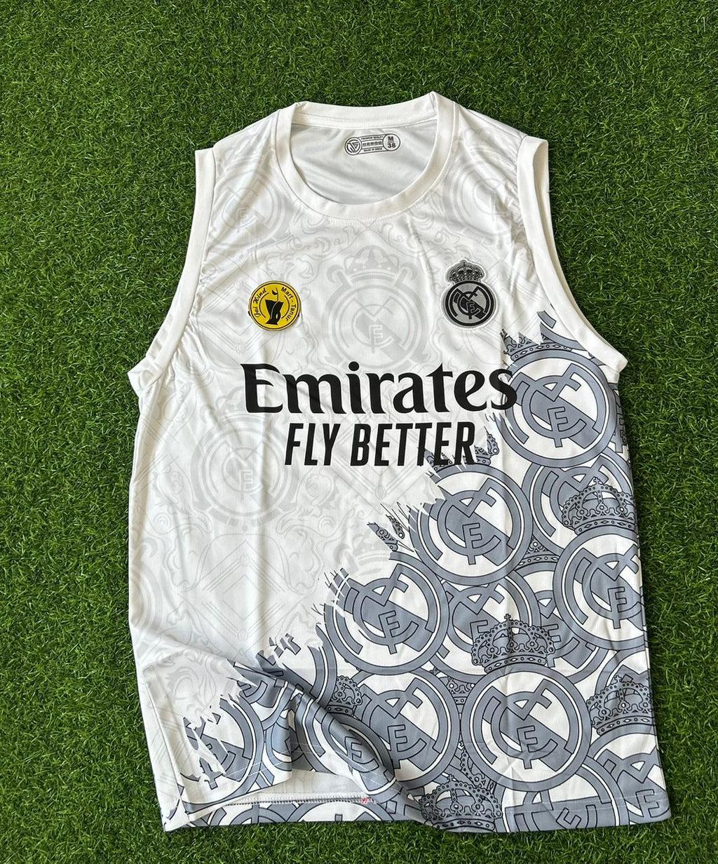 REAL MADRID SPECIAL KIT, SLEEVELESS EMBROIDERY