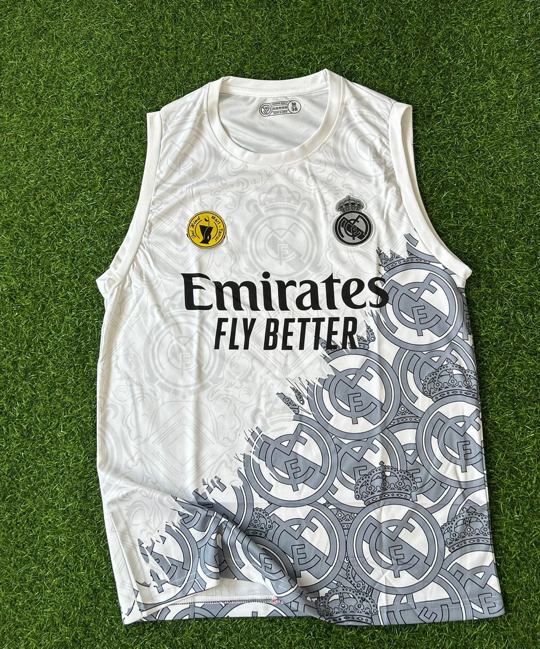 REAL MADRID SPECIAL KIT, SLEEVELESS EMBROIDERY