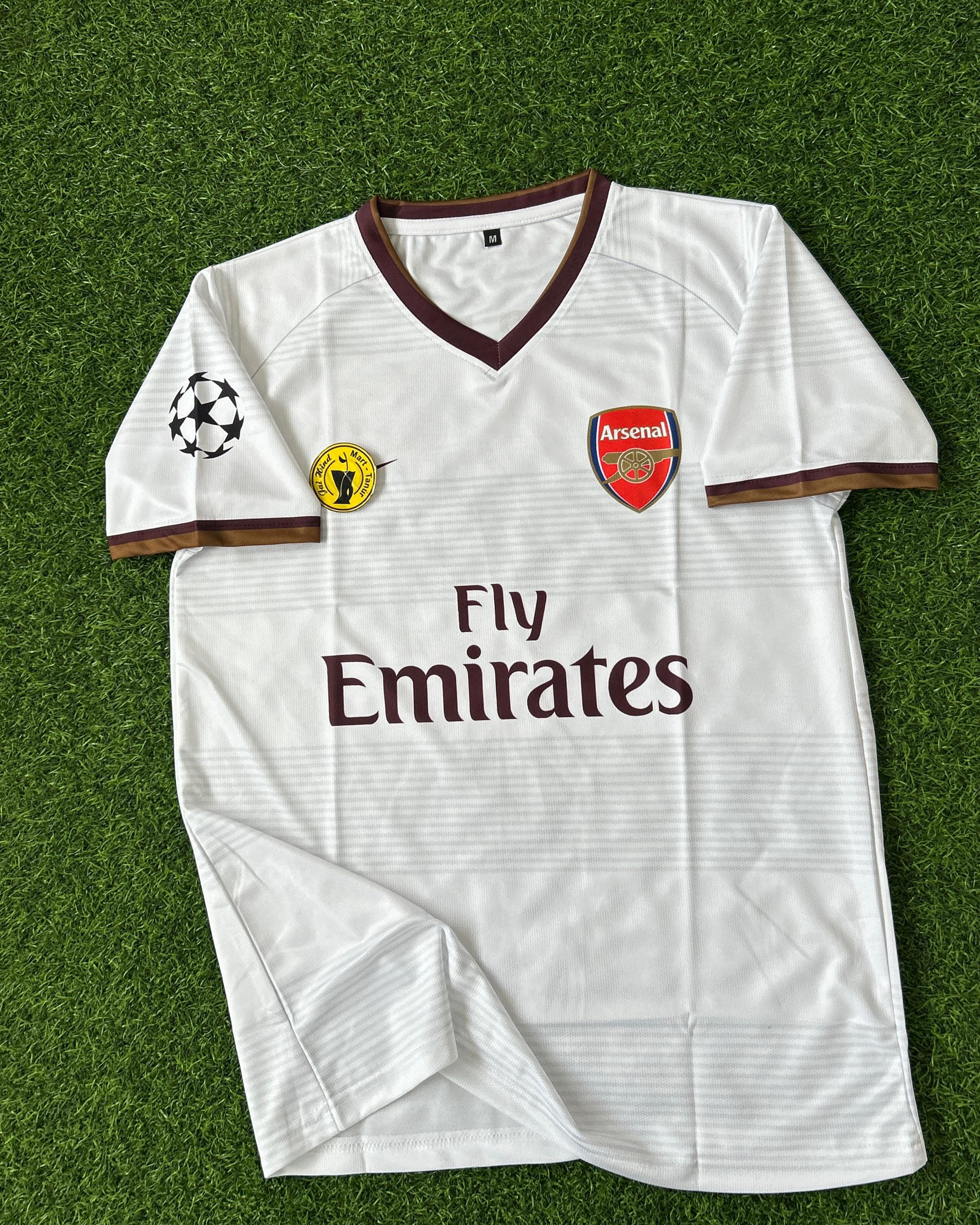 ARSENAL 2007-08 AWAY KIT, HALFSLEEVE SUBLIMATION – JAIHIND SPORTS