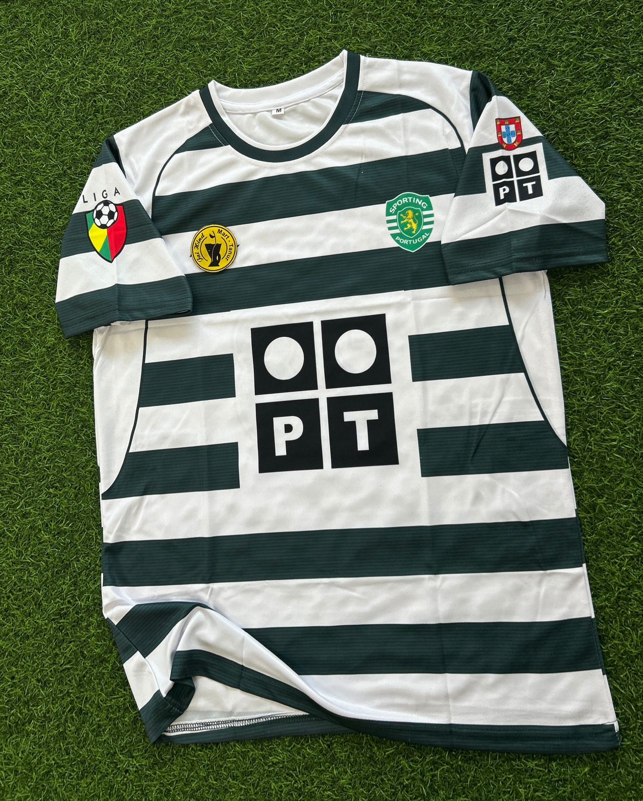 SPORTING FC 2001-03 HOME KIT. HALFSLEEVE SUBLIMATION