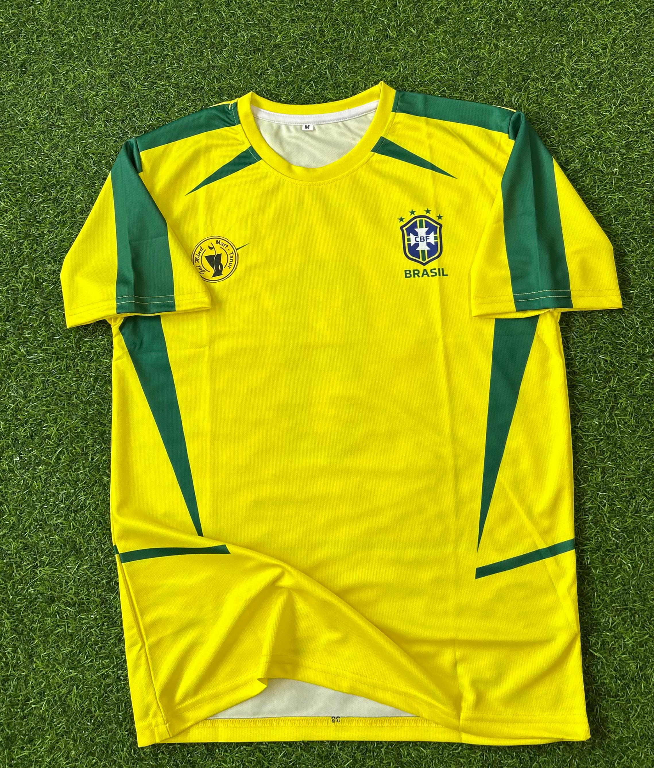 BRAZIL 2002 WORLD CUP HOME KIT, HALFSLEEVE SUBLIMATION