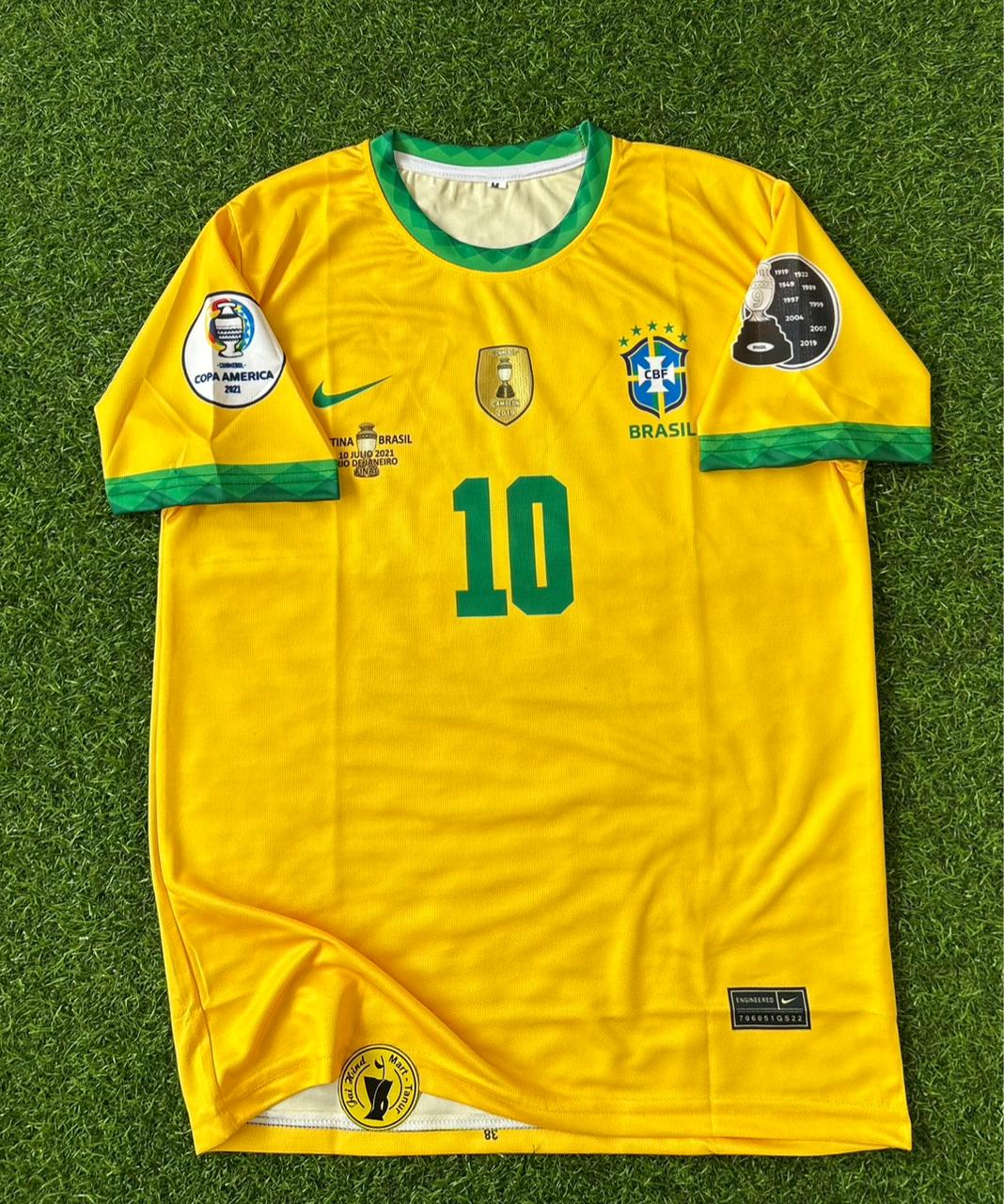 BRAZIL 2021 COPA AMERICA HOME KIT, HALFSLEEVE SUBLIMATION