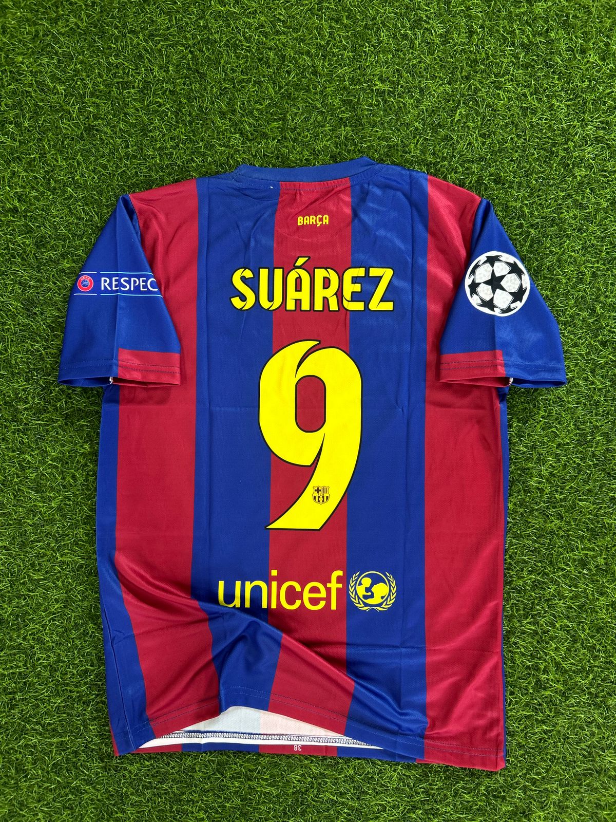 BARCELONA 2014-15 HOME KIT, HALFSLEEVE SUBLIMATION
