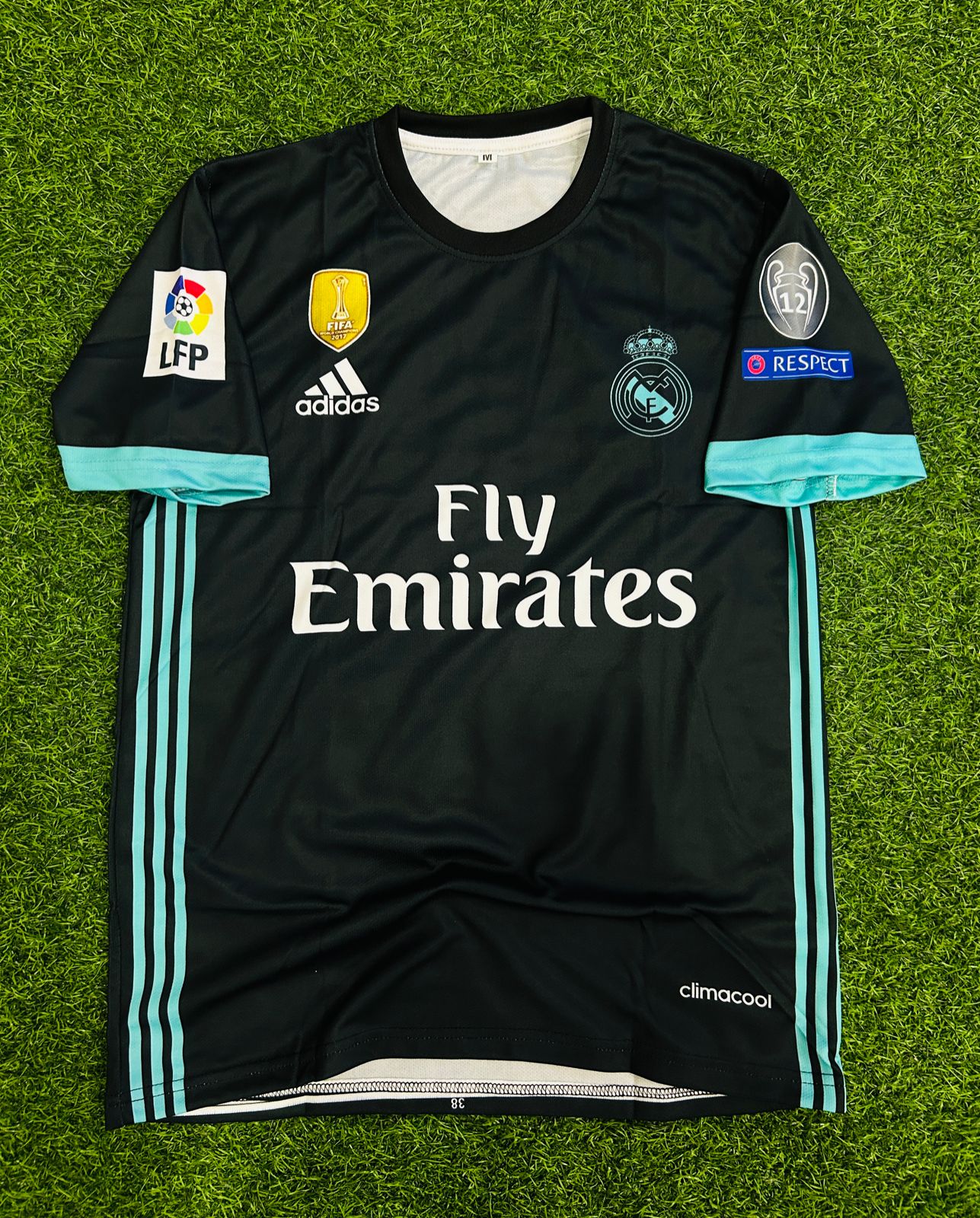 REAL MADRID 2017-18 AWAY KIT, HALFSLEEVE SUBLIMATION