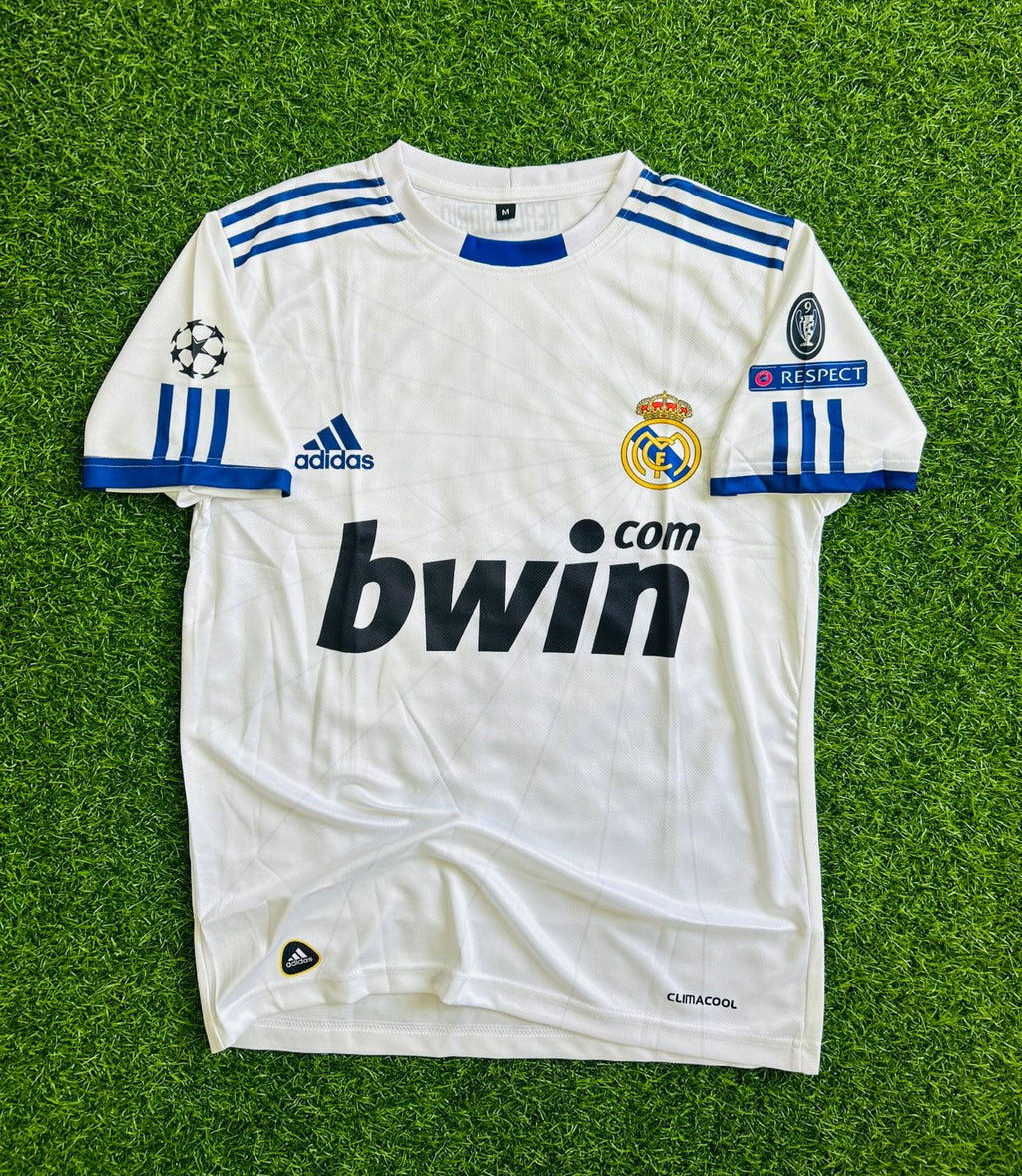 REAL MADRID 2010-11 HOME KIT, HALFSLEEVE SUBLIMATION