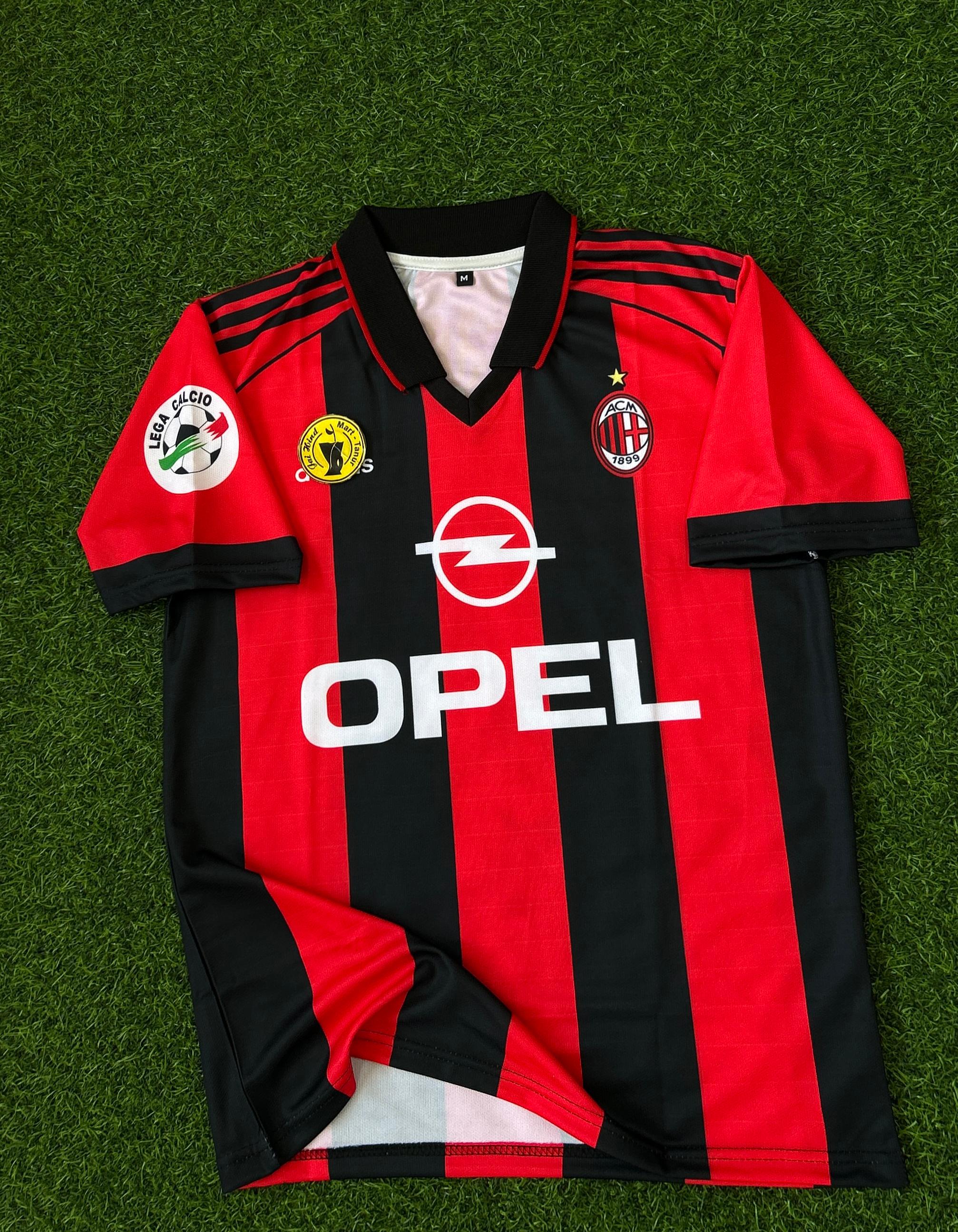 AC MILAN 1996-98 HOME KIT, HALFSLEEVE POLO SUBLIMATION – JAIHIND