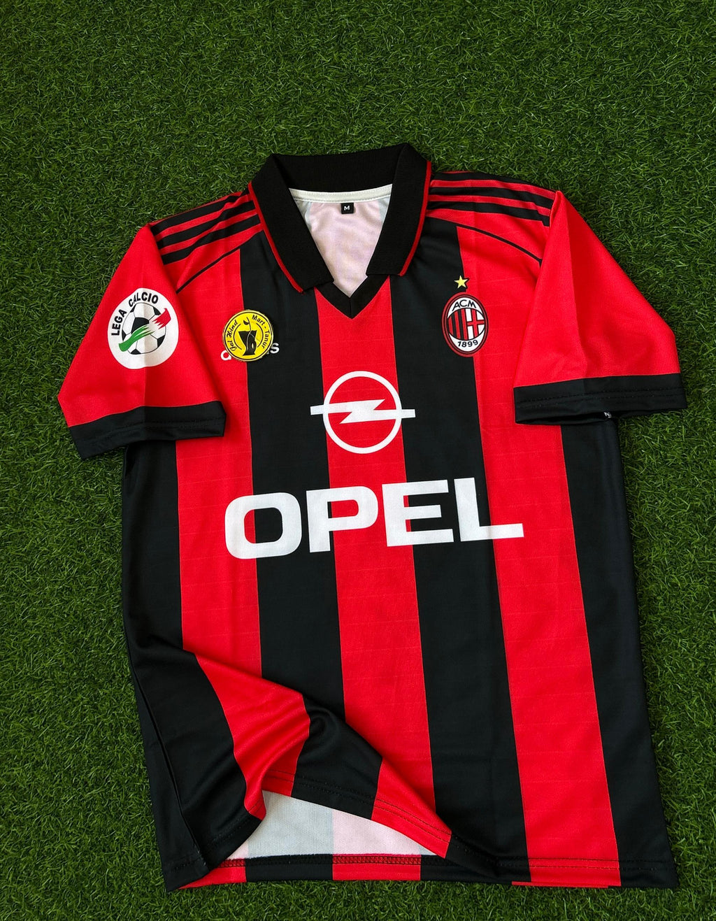 AC MILAN 1996-98 HOME KIT, HALFSLEEVE POLO SUBLIMATION