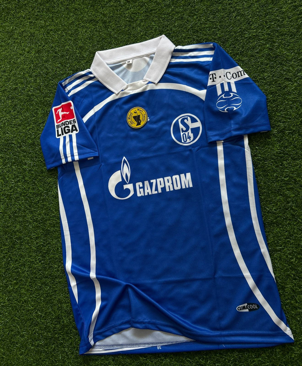 SCHALKE 04  2007-08 HOME KIT, HALFSLEEVE POLO SUBLIMATION