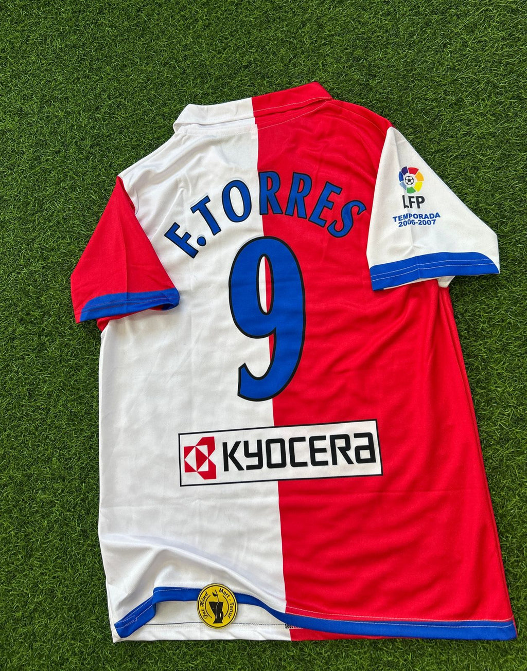 ATLETICO MADRID 2006-07 HOME KIT, HALFSLEEVE POLO SUBLIMATION