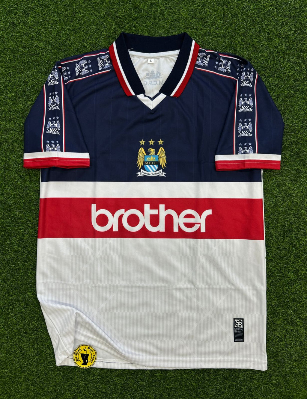 MAN CITY 1998 AWAY KIT, HALFSLEEVE POLO SUBLIMATION