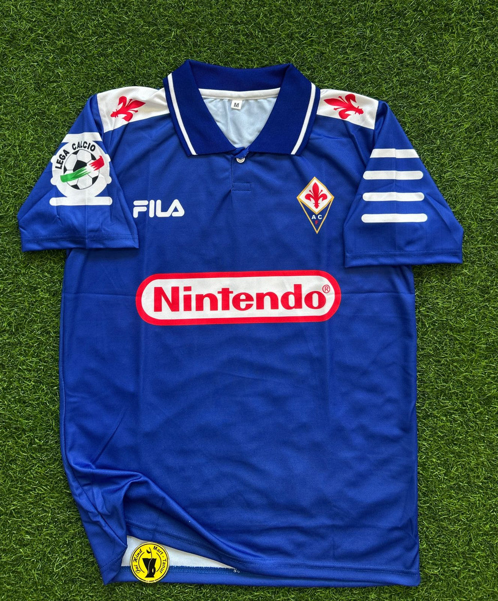 FIORENTINA FC 1998-99 HOME KIT, HALFSLEEVE POLO SUBLIMATION