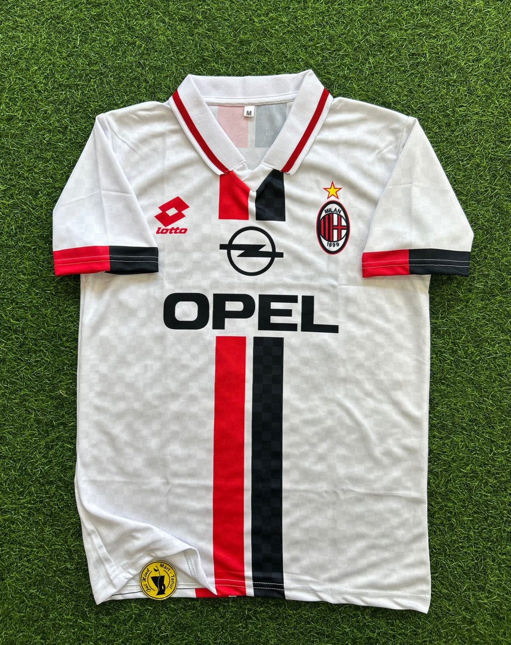 AC MILAN 1995-96 AWAY KIT, HALFSLEEVE POLO SUBLIMATION